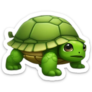 Ninja wee under a turtle sticker