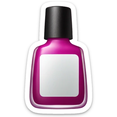 nail polish bottle sticker