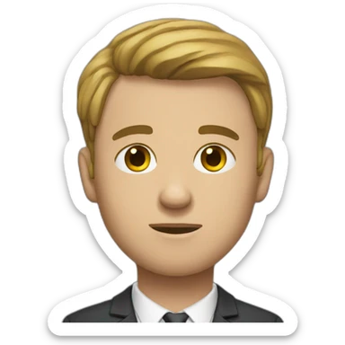 a struggling law student sticker