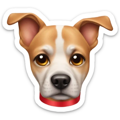 Dog with martini  sticker