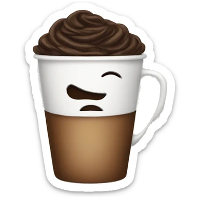 Coffee sticker
