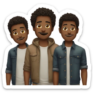 3 Boyfriends sticker