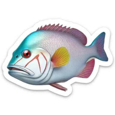 Mutton snapper sticker