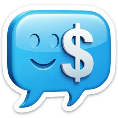 GENERATE AN EMOJI FOR A FINANCIAL APP, FOR THE CATEGORIE OF:

communications sticker