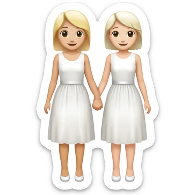 lesbian wedding sticker