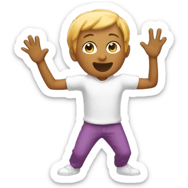 taffy stretch with hands  sticker