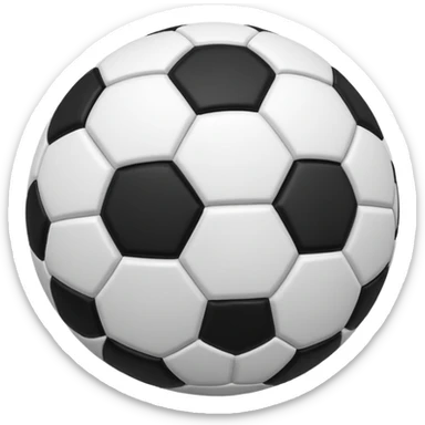 Well, the world looks like a soccer ball sticker