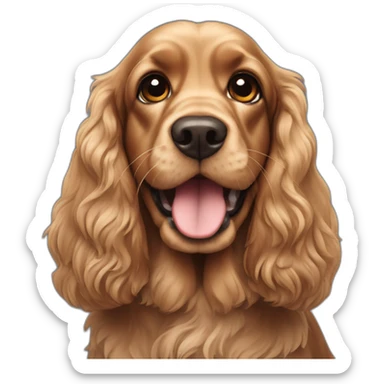 cocker spaniel sticker