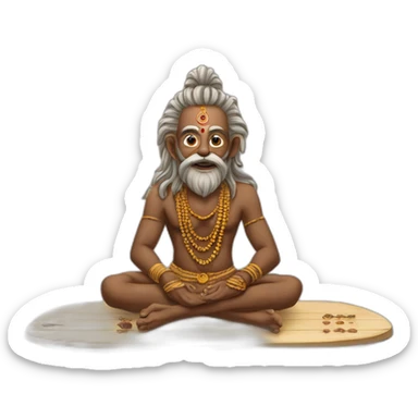 sadhu board with nails sticker