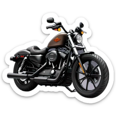 Harley Davidson iron 883 sticker