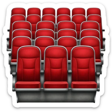 gangway seat auditorium sticker