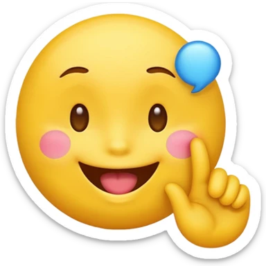 Flying kiss emoji sticker