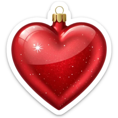 christmas noel heart sticker