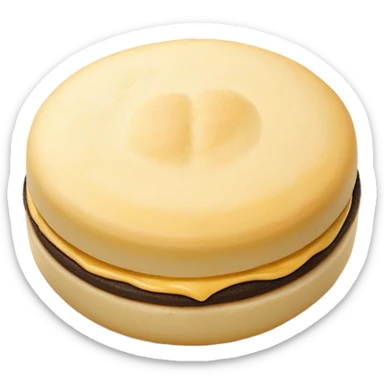 Cinematic Realistic image of a simple, single Colombian arepa, rendered with soft, golden cornmeal textures and delicate, crispy edges, set on a neutral background with gentle, natural lighting that highlights its traditional, comforting simplicity. sticker