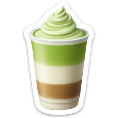 matcha latte  sticker