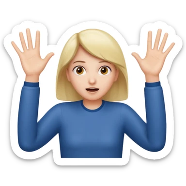 I am innocent hands up it was not me sticker