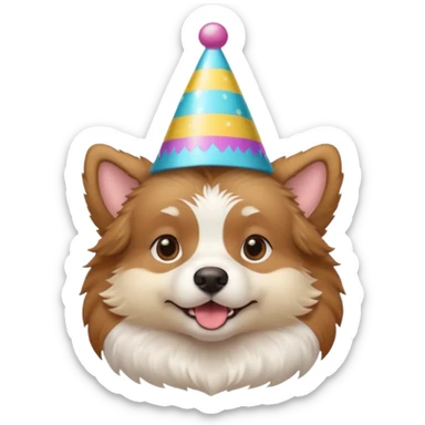 cute dog in game Party Animal sticker
