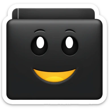 Créé un emojis ou les lettre A et D s'entrelacent pour formé AD sticker