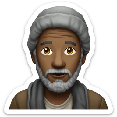  A homeless dude sticker