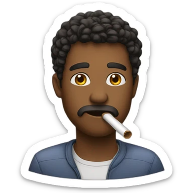 Shh I'm mewing sticker