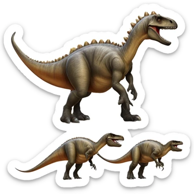 Nigersaurus had a delicate skull and an extremely wide mouth lined with teeth This bizarre, long-necked dinosaur is characterized by its unusually broad, straight-edged muzzle tipped with more than 500 replaceable teeth. sticker