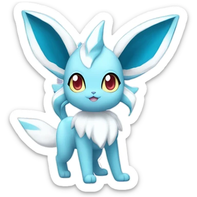 Sylveon-Glaceon-Vaporeon full body sticker