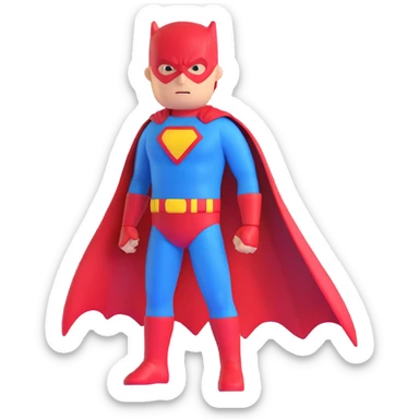 superhero sticker