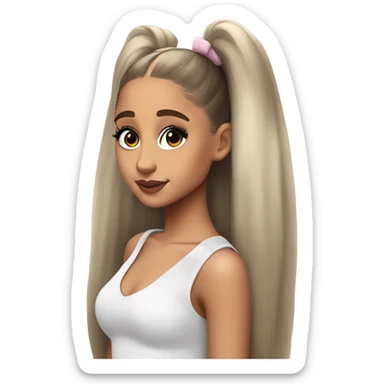 Hyper Real Ariana Grande sticker