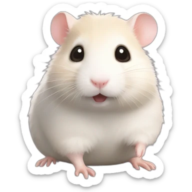 hamster ruso sticker