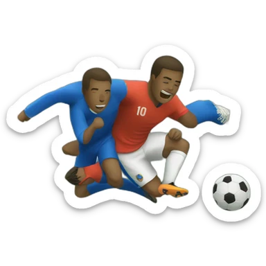 Getting Tackled Soccer sticker