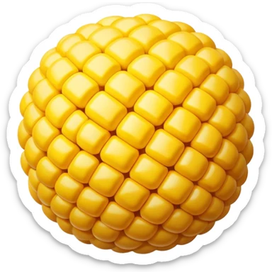 corn ball sticker