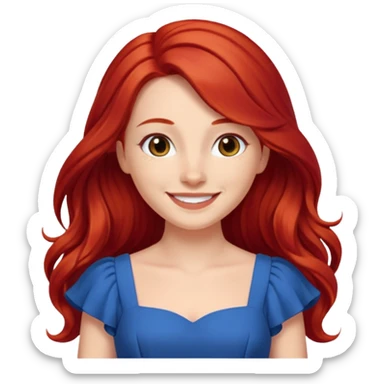 Anna from the Frozen movie sticker