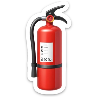 Fire extinguisher  sticker