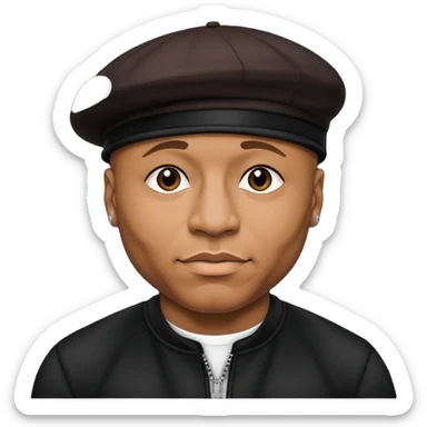 LL Cool J with black outfit sticker