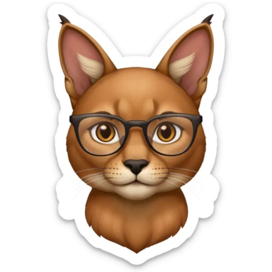 Caracal glasses  w sticker