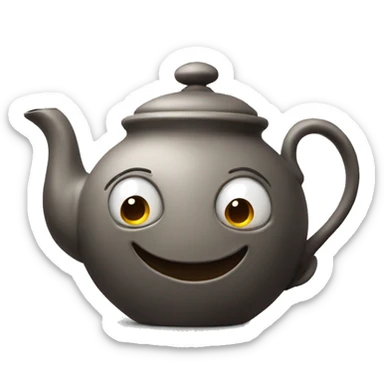Crazy teapot sticker