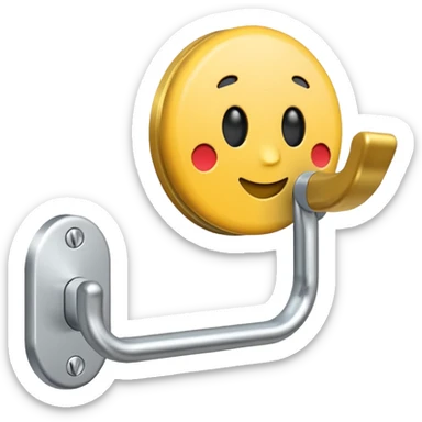 Coat hook  sticker