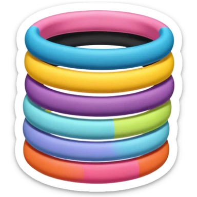 hair tie for tying hair，colourful，两三根叠在一起，不要一大堆 sticker