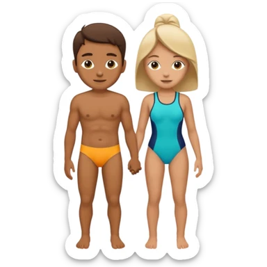 Someone picking someone else up and carrying them away sticker