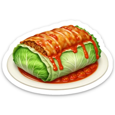 Cabbage roll sticker