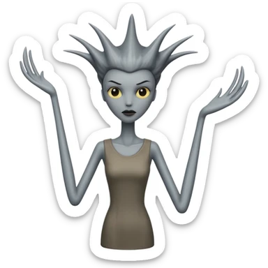 Siren head sticker