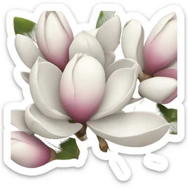 Magnolia bouquet  sticker