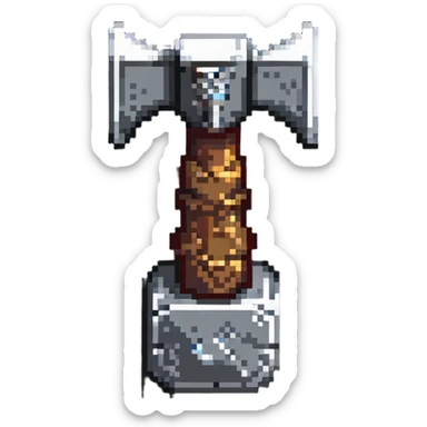 thor's hammer mjolnir sticker