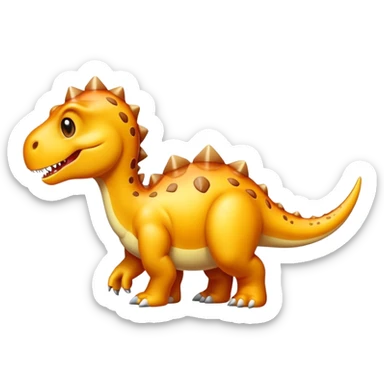 Dinosaurio caramelo sticker