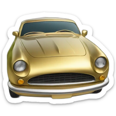 car gold sticker