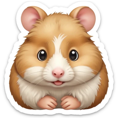 Emotional hamster  sticker