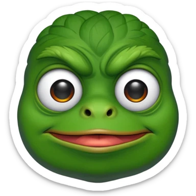 tryhard pepe sticker