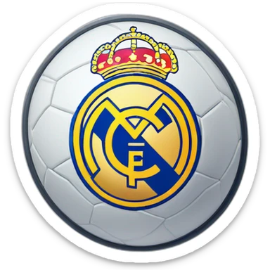 real madrid logo on radar sticker