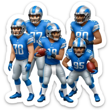 Detroit Lions sticker