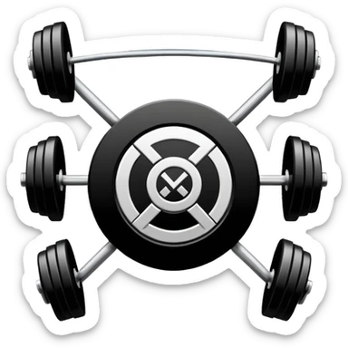 sigma gym logo sticker